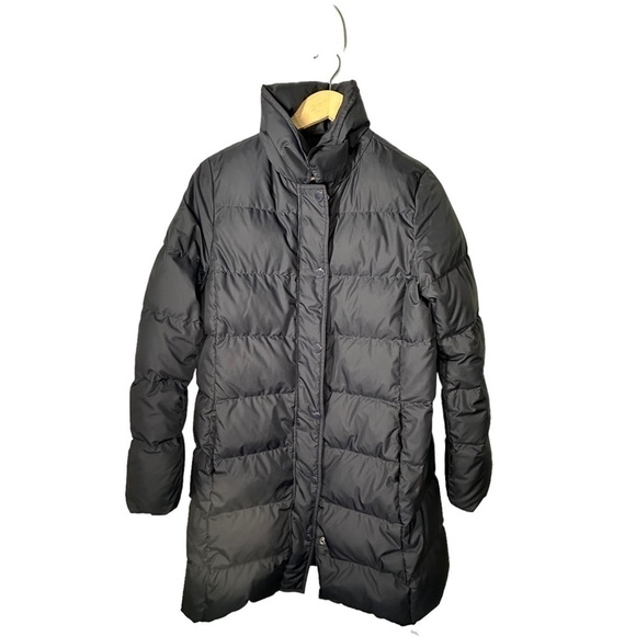J.Crew Navy Longline Puffer Coat Size L
